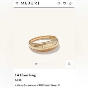 MEJURI CELESTIAL DÔME RING
